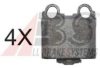 A.B.S. 37258 OE Brake Pad Set, disc brake